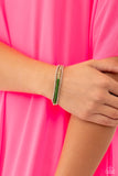 Backstage Beading - Green Bracelet Paparazzi
