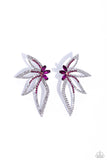 Twinkling Tulip - Pink Earrings Paparazzi