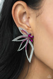 Twinkling Tulip - Pink Earrings Paparazzi