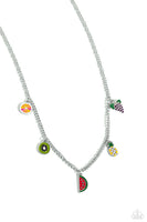 Fruity Flair - Multi-Colored Necklace Paparazzi