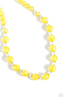 Timelessly Tantalizing - Yellow Necklace Paparazzi