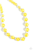 Timelessly Tantalizing - Yellow Necklace Paparazzi