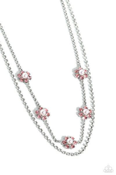 A SQUARE Beauty - Pink Necklace Paparazzi