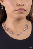 A SQUARE Beauty - Pink Necklace Paparazzi