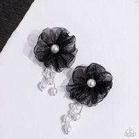 Dripping In Decadence - Black Earrings Paparazzi