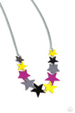 Starstruck Season - Black Star Necklace Paparazzi