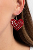Romantic Reunion - Red Earrings Paparazzi