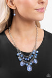 Dewy Disposition - Blue Necklace Paparazzi
