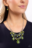 Dewy Disposition - Green Necklace Paparazzi