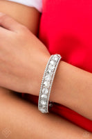 Polishing Promise - White Bracelet Paparazzi