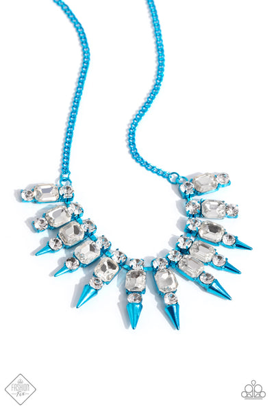 Punk Passion - Blue Necklace Paparazzi