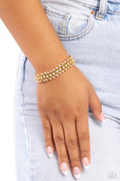 Corporate Confidence - Gold Bracelet Paparazzi