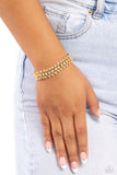 Corporate Confidence - Gold Bracelet Paparazzi