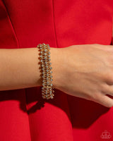 Corporate Confidence - Gold Bracelet Paparazzi