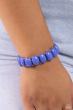 Starting OVAL - Blue Bracelet Paparazzi