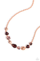 Emphatic Edge - Copper Necklace Paparazzi