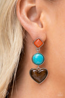 Desertscape Debut - Brown Earrings Paparazzi