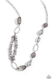 Easygoing Elegance - Silver Necklace Paparazzi