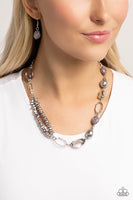 Easygoing Elegance - Silver Necklace Paparazzi