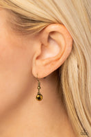 Enigmatic Edge - Brass Necklace Paparazzi