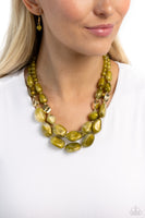 Seize the Statement - Green Necklace Paparazzi