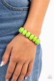 Starting OVAL - Green Bracelet Paparazzi