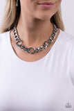 Gleaming Harmony - Silver Necklace Paparazzi