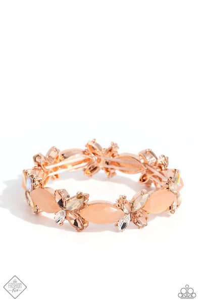 Soft-Hearted Succession - Rose Gold Bracelet Paparazzi