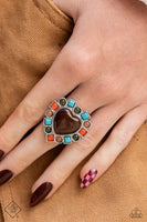 Desertscape Decadence - Brown Ring Paparazzi