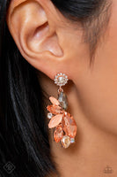 Soft Sashay - Rose Gold Earrings Paparazzi