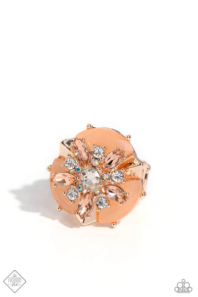 Soft-Hearted Salvage - Rose Gold Ring Paparazzi