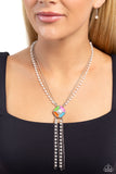 I Pinky SQUARE - Multi-Colored Necklace Paparazzi