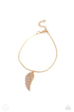 Angelic Accent - Gold Anklet Paparazzi Incoming