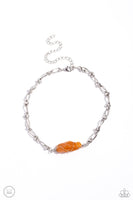 Cavern Class - Orange Necklace Paparazzi