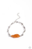 Whimsically Wrapped - Orange Bracelet Paparazzi