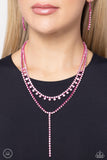 Champagne Night - Pink Necklace Paparazzi