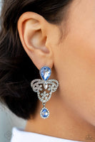 Giving Glam - Blue Earrings Paparazzi