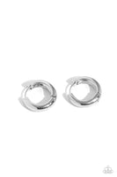 Simply Sinuous - Silver Earrings Paparazzi