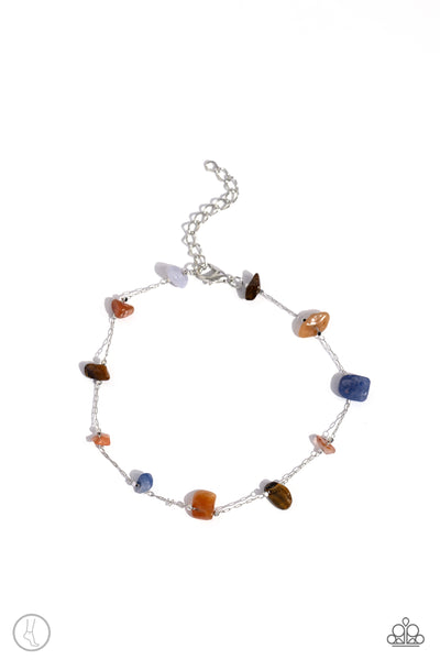 Gemstone Grace - Multi-Colored Anklet