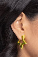 In A Galaxy STAR, STAR Away - Yellow Earrings Paparazzi Incoming