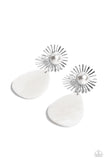 Sunburst Sophistication - White Pearl Earrings Paparazzi Incoming