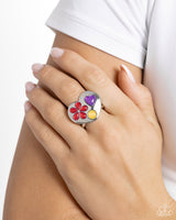 Spirited Shapes - Red Heart Ring Paparazzi