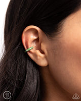 Coastal Color - Green Ear Cuff Paparazzi8