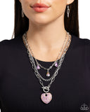 HEART History - Purple Heart Necklace Paparazzi