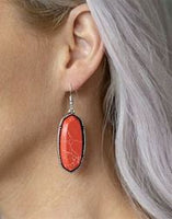 Stone Quest Red Earrings Paparazzi