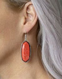 Stone Quest Red Earrings Paparazzi