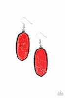 Stone Quest Red Earrings Paparazzi