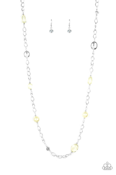 Only For Special Occasions - Yellow Pearl Necklace Paparazzi