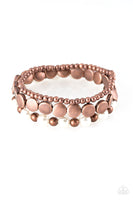 Girly Girl Glamour - Copper Bracelet Paparazzi