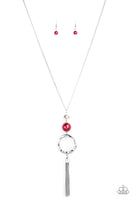 Bold Balancing Act - Red Necklace Paparazzi